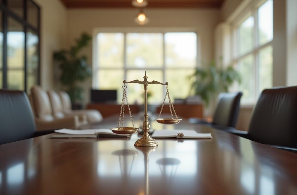 Professional legal environment or abstract legal concept.